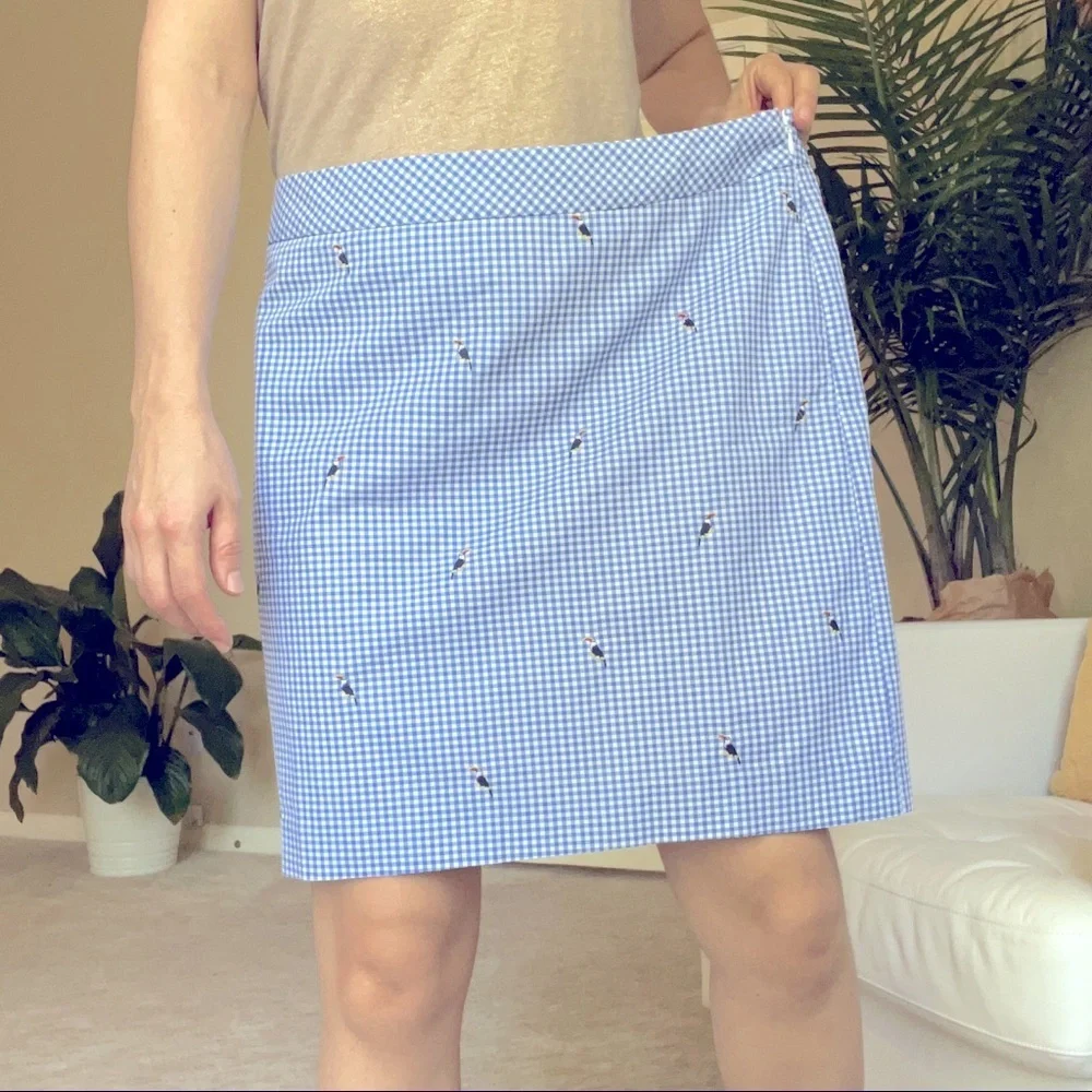 Talbots gingham cotton